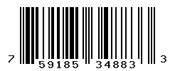 UPC barcode number 759185348833