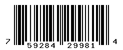 UPC barcode 759284299814