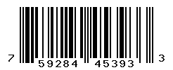 UPC barcode number 759284453933