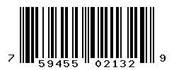 UPC barcode number 759455021329