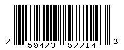 UPC barcode 759473577143