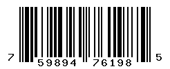 UPC barcode number 759894761985