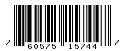 UPC barcode number 760575157447