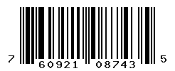 UPC barcode number 760921087435