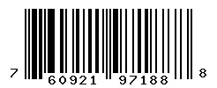 UPC barcode 760921971888