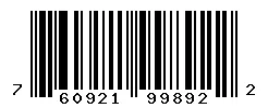 UPC barcode 760921998922
