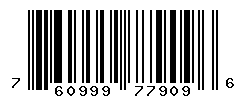 UPC barcode number 760999779096