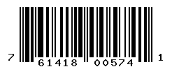 upc 761418005741 barcode image