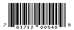 upc 761712005409 barcode image