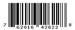UPC barcode 762016426228