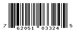 UPC barcode number 762051033245