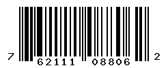 UPC barcode number 762111088062