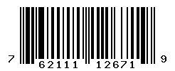 UPC barcode number 762111126719