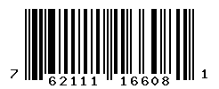 UPC barcode number 762111166081