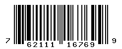 UPC barcode number 762111167699