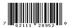 UPC barcode number 762111289520