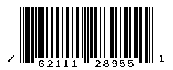UPC barcode number 762111289551