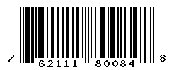 UPC barcode number 762111800848