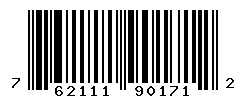 UPC barcode number 762111901712