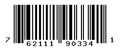 UPC barcode number 762111903341