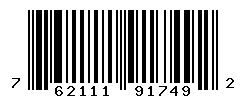 UPC barcode number 762111917492