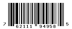 UPC barcode number 762111949585