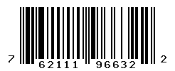 UPC barcode number 762111966322