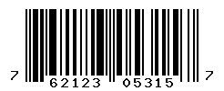 UPC barcode number 762123053157