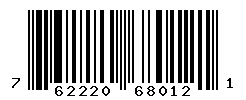 UPC barcode number 7622201680121