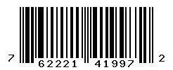 UPC barcode number 7622210419972