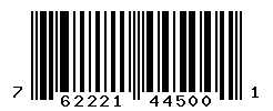 UPC barcode number 7622210445001