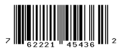 UPC barcode number 7622210454362