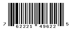 UPC barcode number 7622210496225