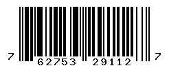 UPC barcode 762753291127