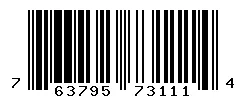 UPC 763795731114 barcode image