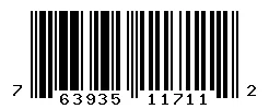 UPC barcode 763935117112