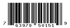 upc 763979501519 barcode image