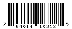 UPC barcode number 764014103125