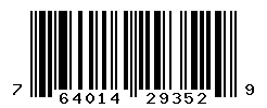 UPC barcode number 764014293529