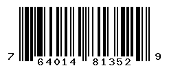 UPC barcode number 764014813529