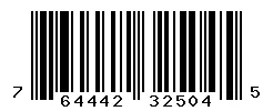 UPC barcode 764442325045
