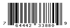 UPC barcode 764442338809