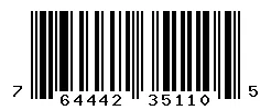 UPC barcode 764442351105