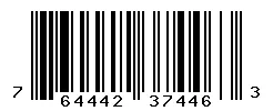 UPC 764442374463 barcode image