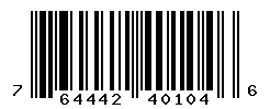UPC barcode number 764442401046