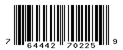 UPC barcode number 764442702259
