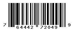 764442720499 barcode