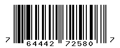 764442725807 barcode