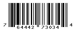 UPC barcode number 764442730344