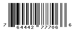 UPC barcode number 764442777066